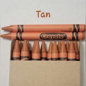 16ct Crayola Crayons (Tan) Single Color Bulk Lot